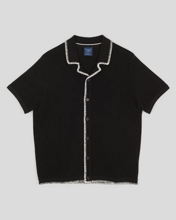Steel & Jelly Morden - Honeycomb Knit Short Sleeve Shirt