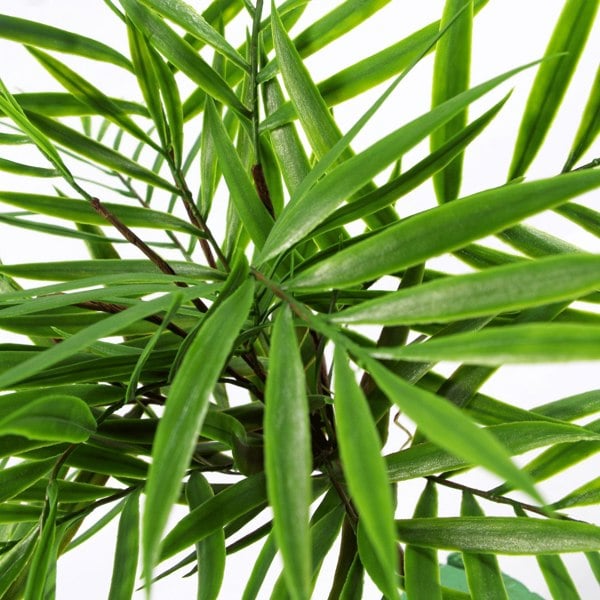 Leaf 40cm Artificial Bamboo Palm Bush Plant