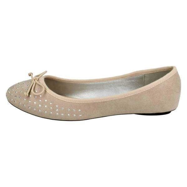 Spot On Ladies Spot On Jewel Design Ballerinas