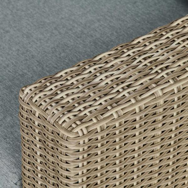 Statement Furniture Friston Rattan Garden Furniture Set Sofa Armchairs & Coffee Table Set
