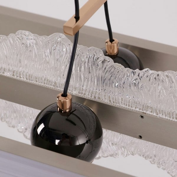 Lightsin Modern Aluminum and Acrylic Pendant Light for Dining Room Ceiling Lightsin UK 