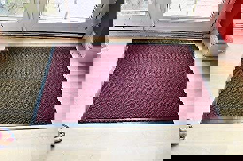 KAV Dirt Stopper Entry Door Mat - Heavy Duty Non-Slip Entrance Rug, Shoes Scraper, Hypoallergenic, Super Absorbent Carpet for Indoor and Outdoor