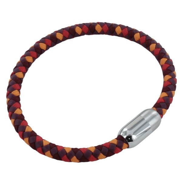 Casino Leather and Stainless Steel Bracelet - Reeves & Reeves