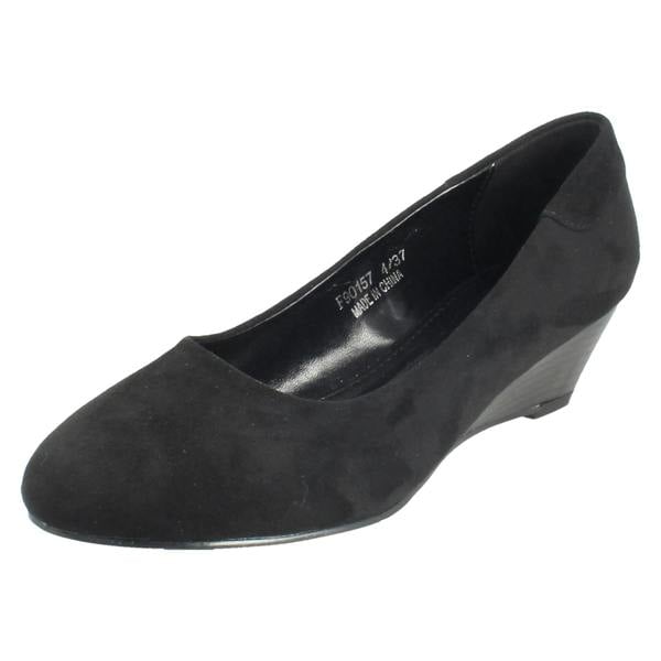 Spot On Ladies Spot On Wedge Heel Shoes F90157