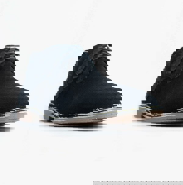 Popps JONAS Mens Suede Desert Shoes Navy