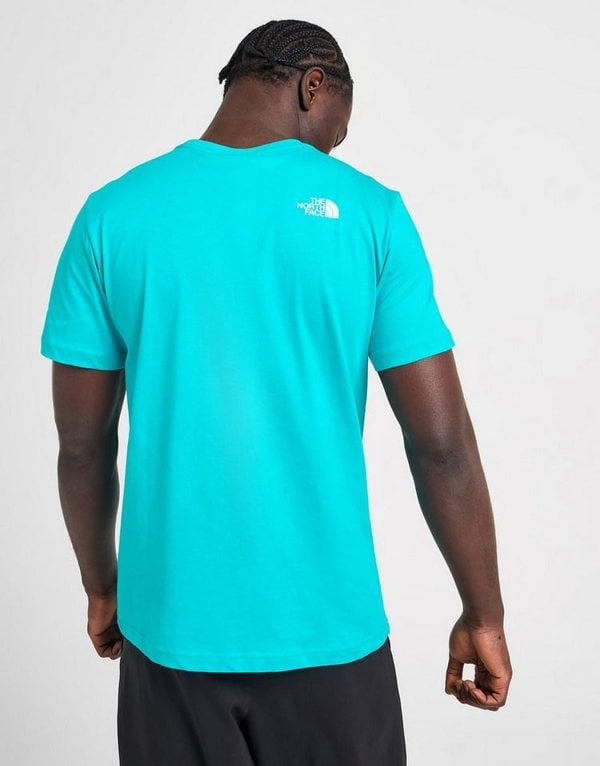 The North Face Fine Box Logo Men's T-Shirt Blue