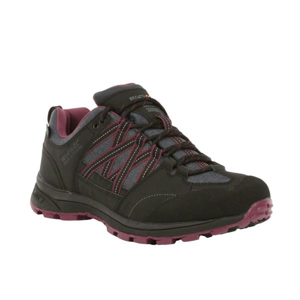 Regatta Womens/Ladies Samaris Low II Hiking Boots - Black/Purple