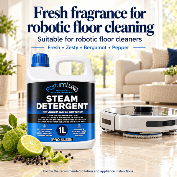 ProKleen Pro-Kleen Parfum Luxe Steam Mop Detergent Sauvage 1L x2- Deeply Cleans, Removes Stains, Deodorises