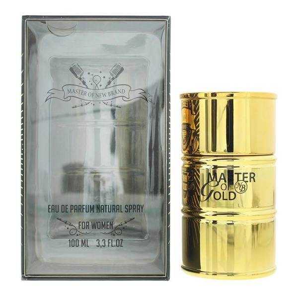 New Brand Master Gold For Women Eau de Parfum 100ml Spray for Her
