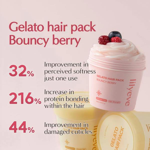 LILYEVE Gelato Hair Pack #Bouncy Berry 200ml