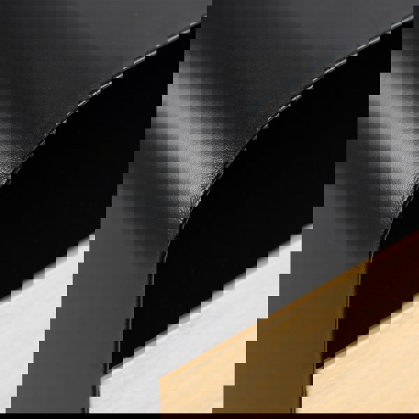 Furniture To Go Joliet Wallmounted Bedside Table in Black and Bamboo