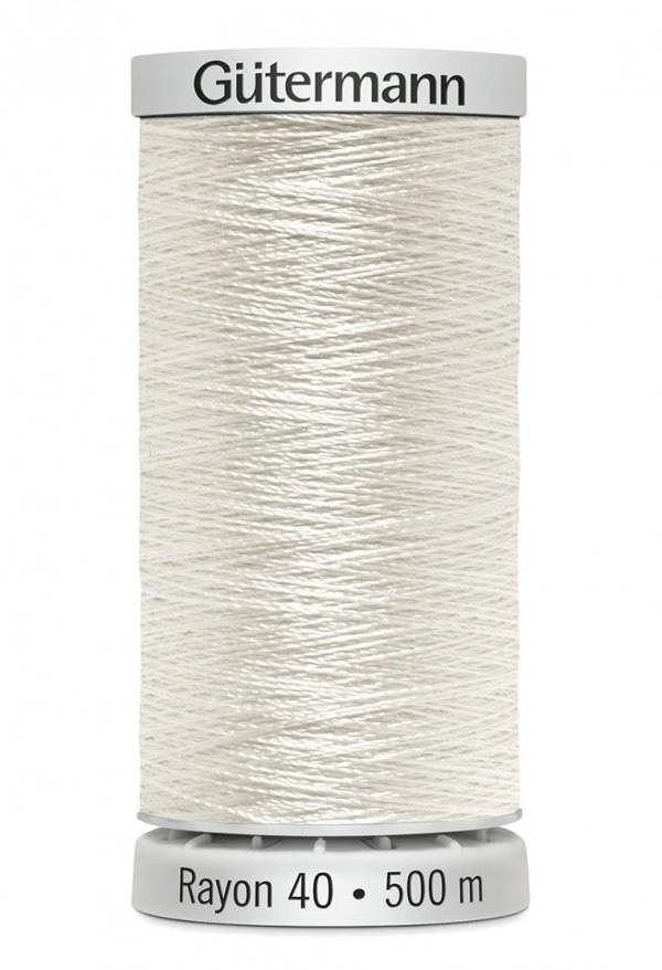 Gutermann No 40 Sulky Rayon Embroidery Thread 500m Rayon Thread Suitable For Embroidery