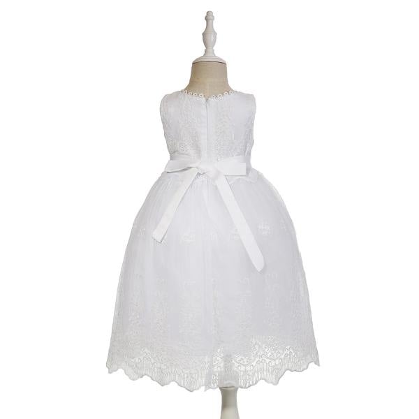 Cinda Floral Lace Christening Gown with Bonnet