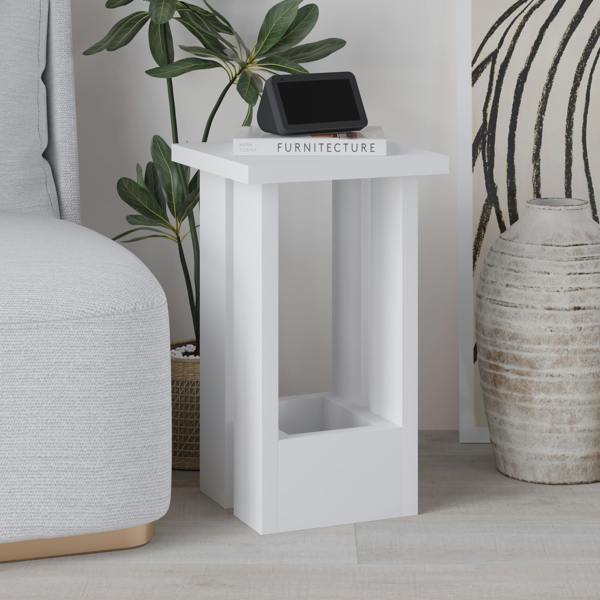 Decortie Tasos Square Side Table Nightstand (W) 30cm