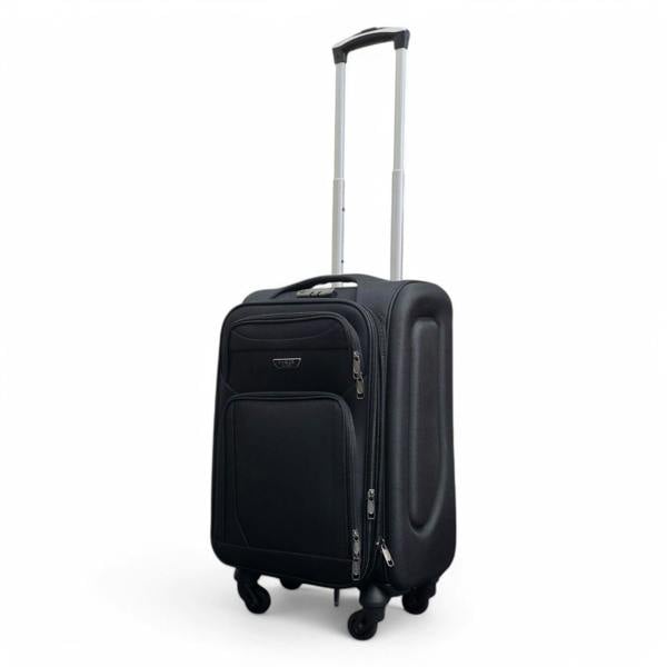 Infinity Luggage Expandable Soft Shell Cabin Suitcase 50.5 x 37 x 26 cm Luggage Suitable for Easyjet, Ryanair