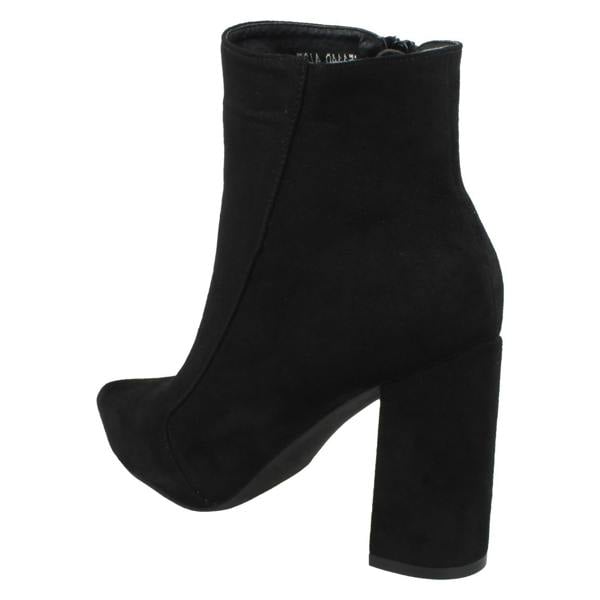 Spot On Ladies Spot On Zip Up Ankle Boots F51140