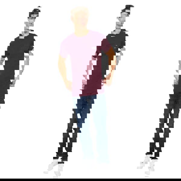 Crosshatch Mens Carritore T-Shirt - Rum Raisin - 