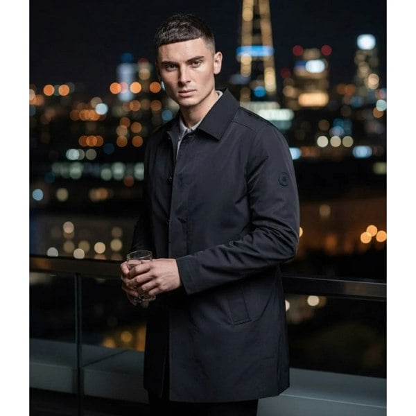 House Of Cavani Barracuda - Men's Lightweight Classic Trench Coat