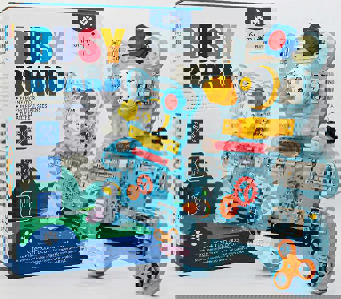 DYZI Montessori Wooden Busy Board Educational Toys for Kids