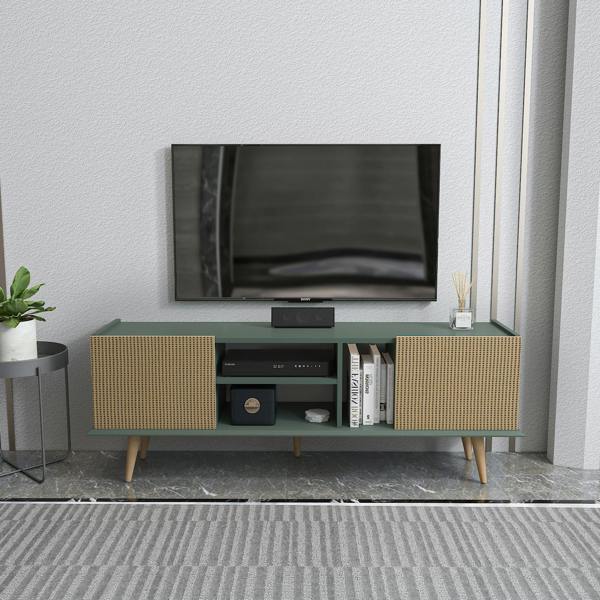Decorotika Ekvador Modern TV Stand TV Cabinet for TV's up to 65"