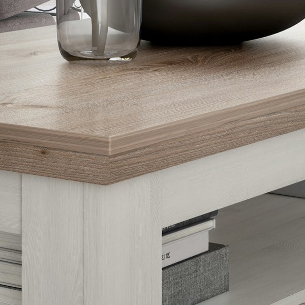 Furniture To Go Illopa Coffee Table in Oak Nelson/Snowy Oak