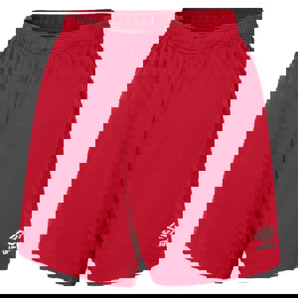 Umbro Womens/Ladies Club Logo Shorts - Vermillion