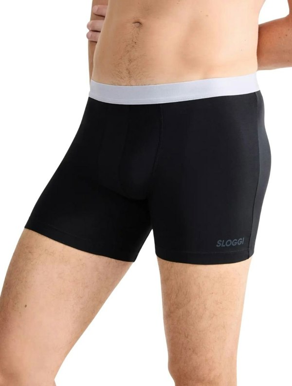 SloggiTrunks 2 - packGo ABC 2.0 2 - Pack Short Boxer Trunks, BlackBoxers & Briefs