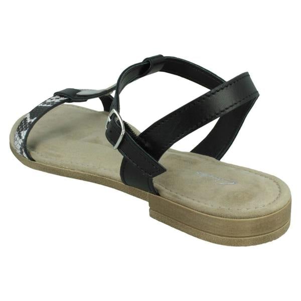 Clarks Ladies Clarks T-Bar Sandals Axelle Ray