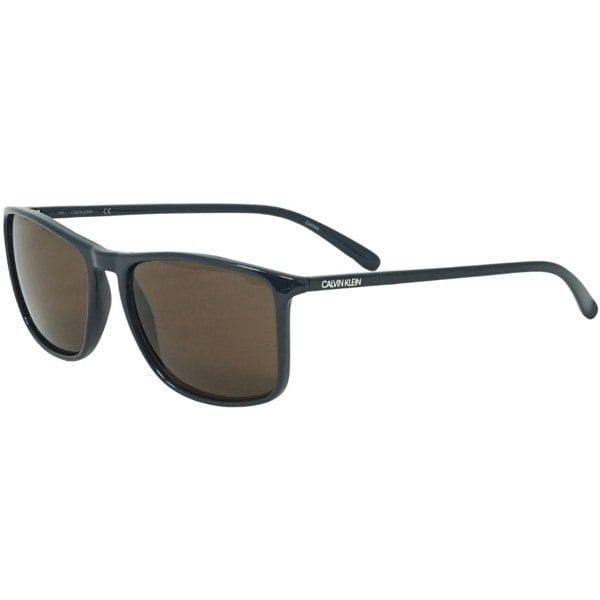 Calvin Klein Thin Arms Navy Blue Sunglasses