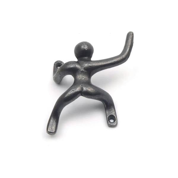 Cast Iron Climber Coat Hook - 100mm x 85mm