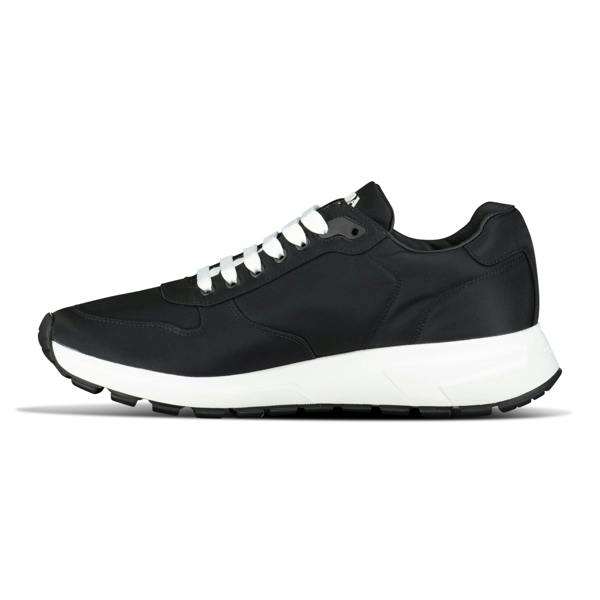 Prada Prax 01 Re-Nylon Leather Sneakers Black - chancefashionco