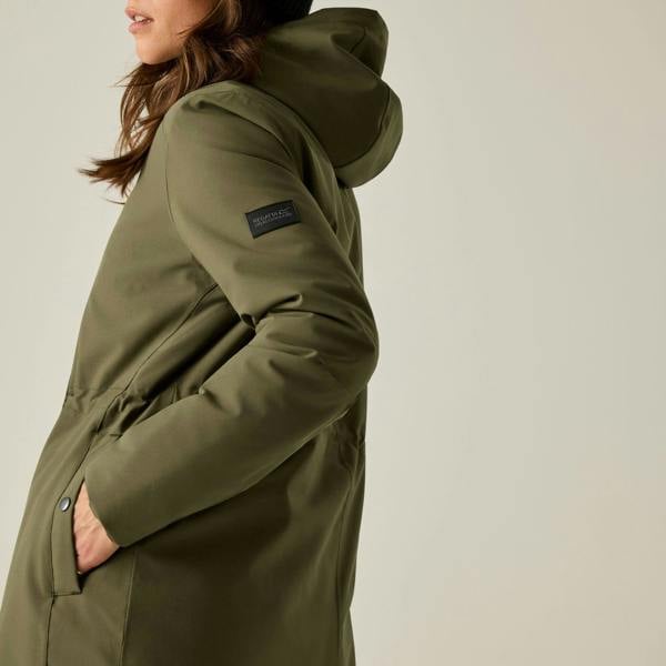 Regatta Womens/Ladies Waterproof Insulated Jacket - Bark Green - 