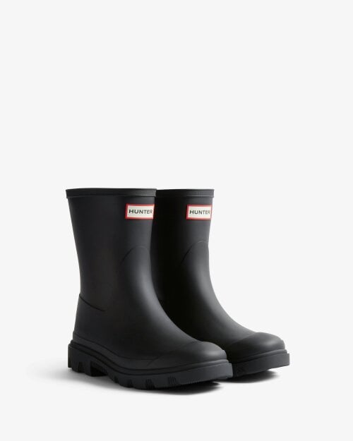 Hunter Unisex Downpour Short Boot - Black