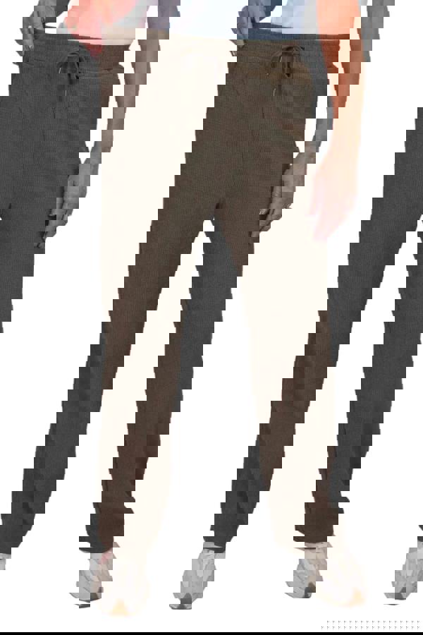 Paulo Due Womens Elastic Waist Corduroy Trousers