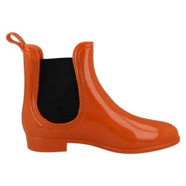 Spot On Ladies Spot On Flat Ankle Wellington Boots X1211
