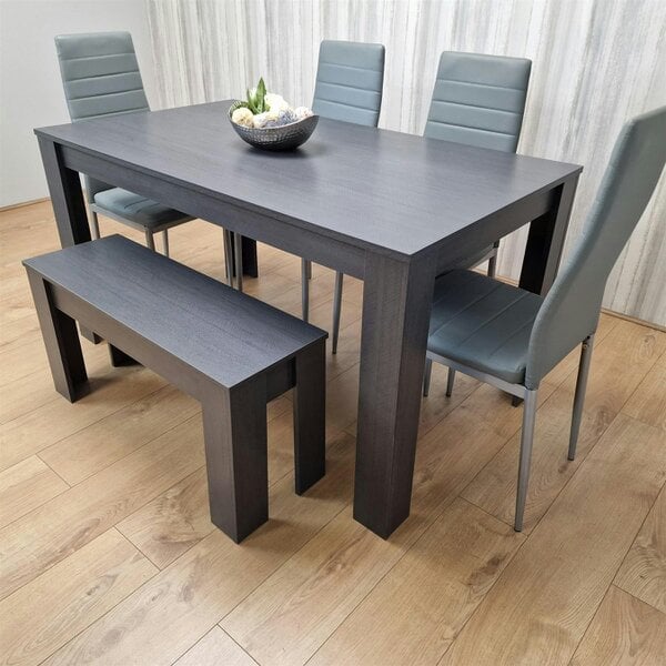 Kosy Koala Dining Table Set with 4 Chairs and a Bench Dining Room and Kitchen table set of 4