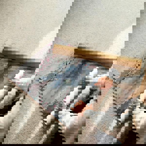 Wall Art Living Room Large | Set of 3 Chinoiserie Wall art Prints