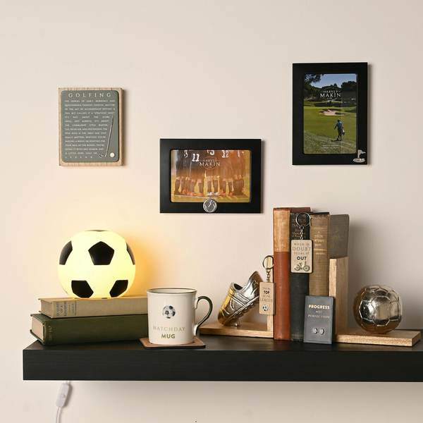 Harvey Makin Hobbies By Harvey Football Shaped USB Table Lamp