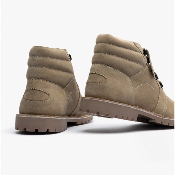 Popps TROOPER Mens Desert Boots Taupe