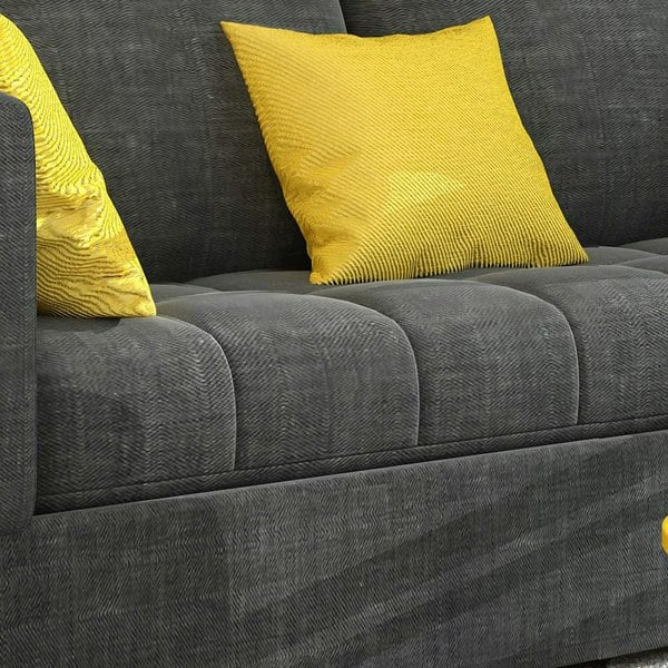 Pérez Two Seater Sofa Bed, Bunk Bed, Linen-Weilai Concept-Weilai Concept