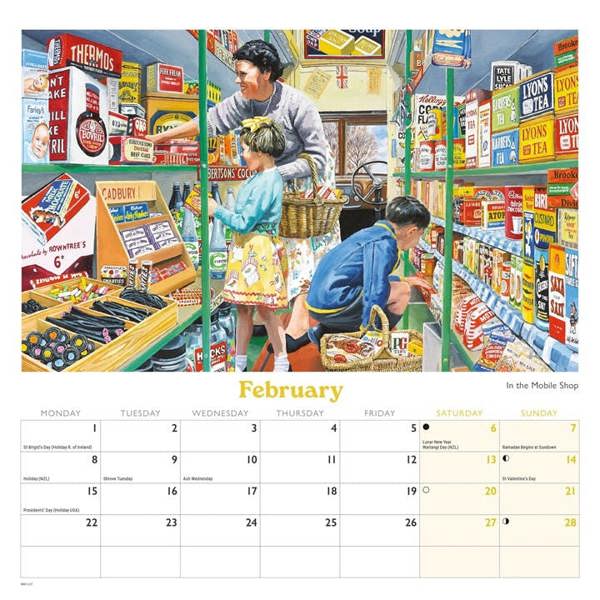 Trevor Mitchell, Countryside Memories Calendar 2027, Wall Calendars, Month To View, Travel, Gift