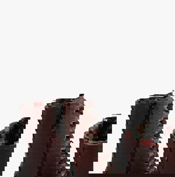 Heavenly Feet JUSTINA2 Womens Lace Up Boots Burgundy