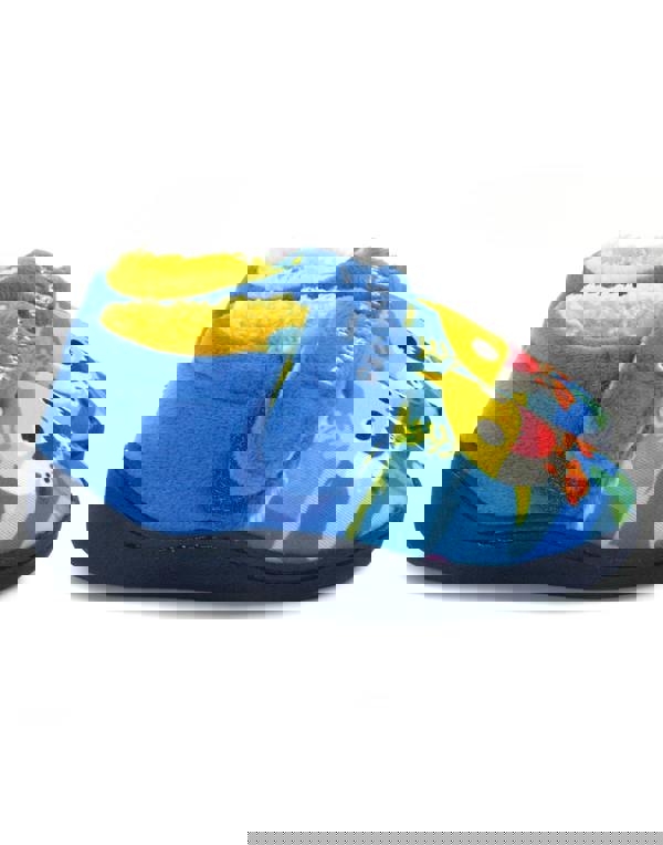 Baby Shark Boys Blue Character Velcro Loafer Slippers
