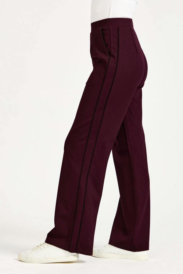 Mudflower Wide Leg Piped Seam Trousers
