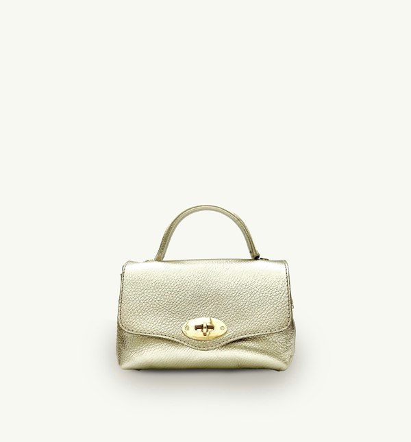 Apatchy London The Rachel Leather Bag - Gold