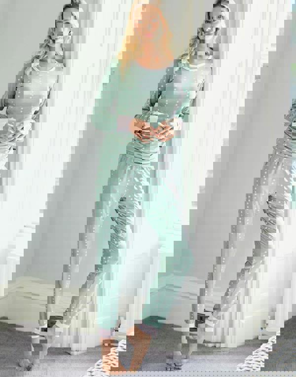 British Boxers Women's Bamboo Pyjama Set – Juniper Polka