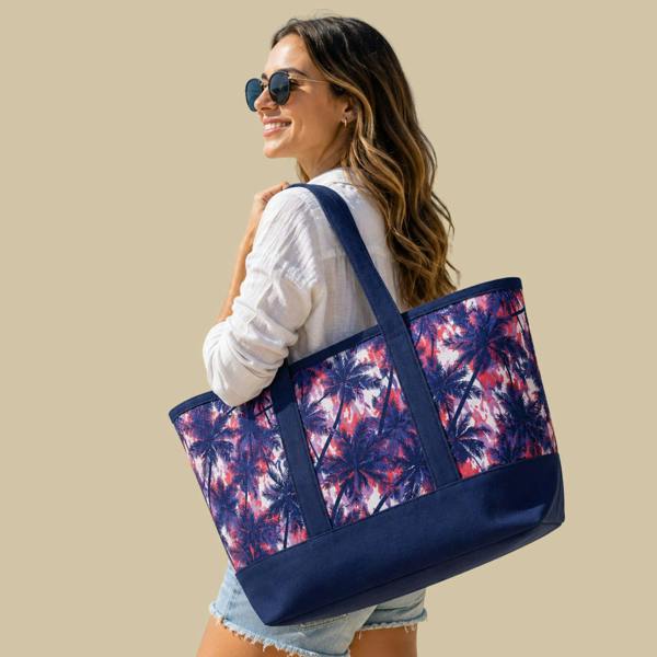 Lorenz XL Beach Bag with Mesh Covering
