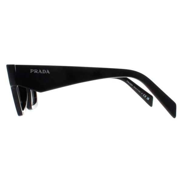 Prada Sunglasses PRA06S 16K08Z Black Dark Grey