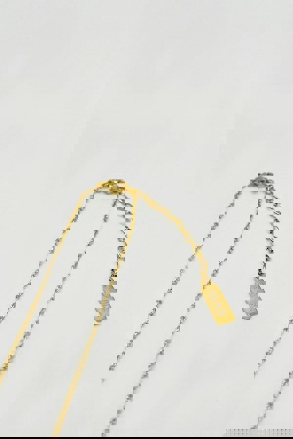 SVNX Mini Clover Necklace in Gold Colour Black - Gift Boxed