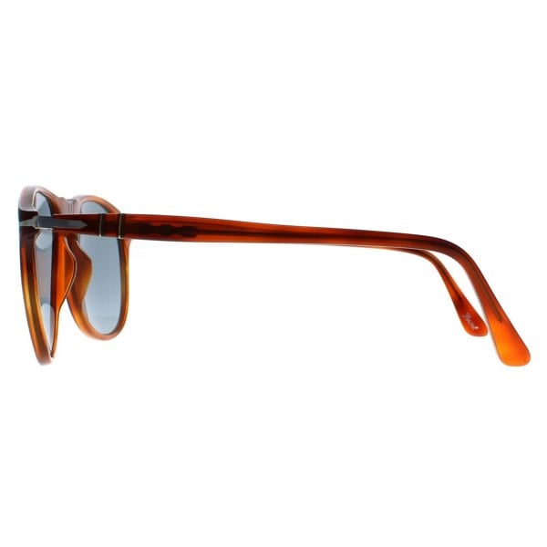 Persol Sunglasses 9649 96/56 Terria di Siena Tortoise Blue